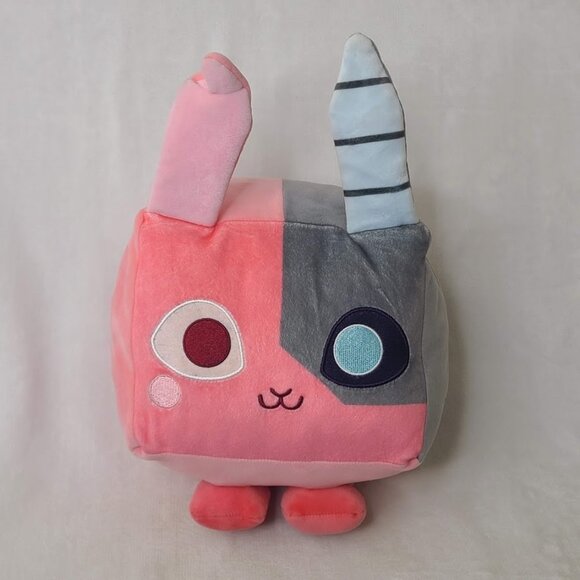 Pet Simulator X Series 1 Deluxe Tech Plush Cyborg Bunny 8" No Code - Picture 2 of 8